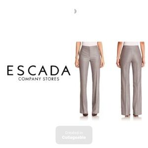 ‼️WOW‼️Escada Tan Tanja Cotton Straight Leg Pants‼️